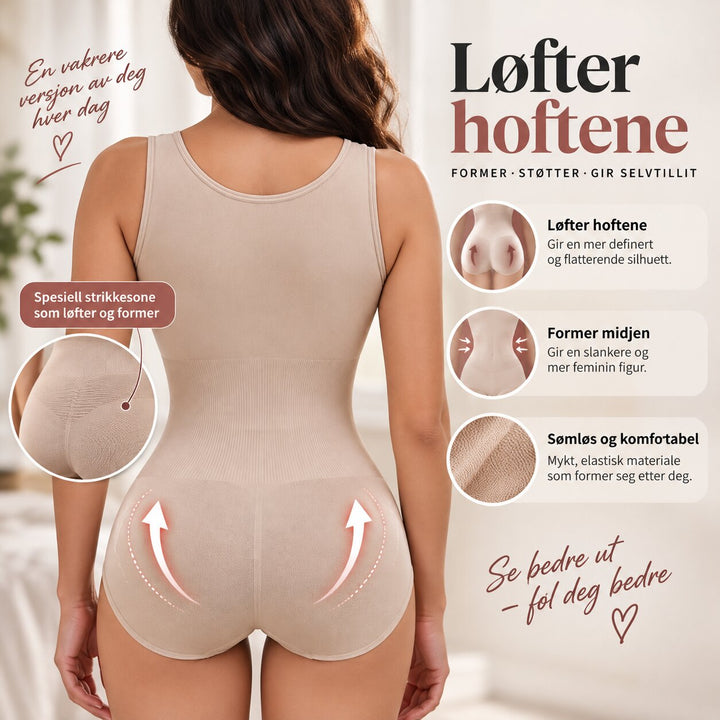 Curve™ – Formende bodysuit med midjestøtteband