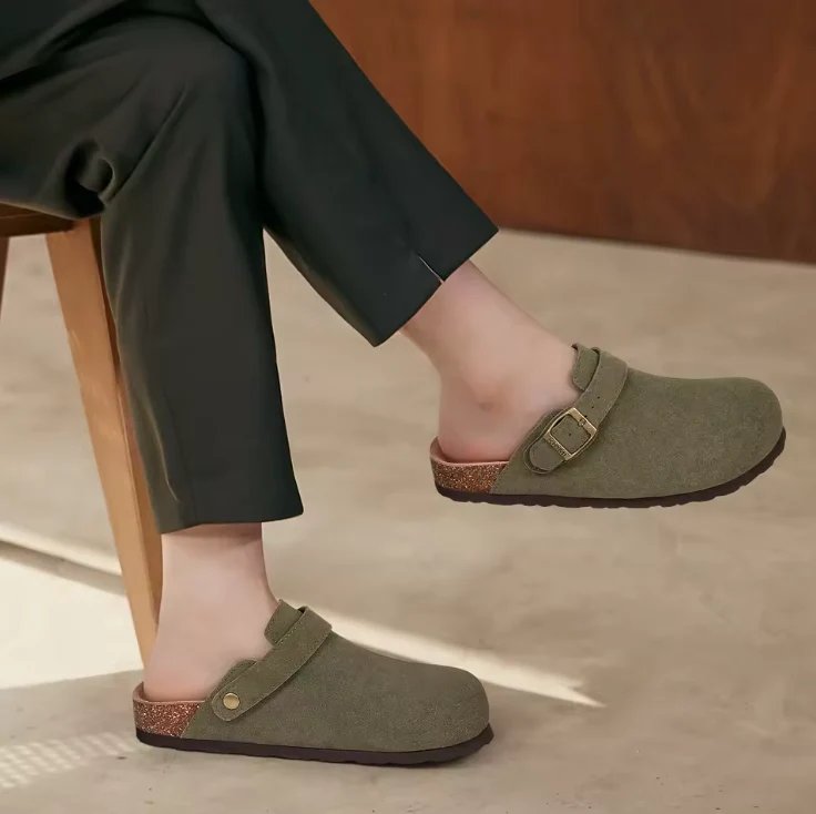 Sierra™ – Sandaler med spenne og anatomisk korksåle