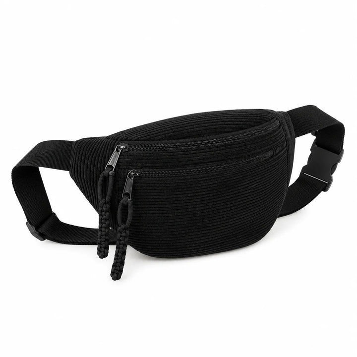 Sunniva™ – Ribbete Justerbar Crossbody Belteveske