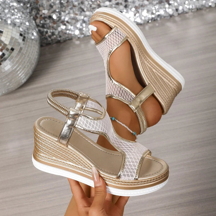 Edith™ – Pustende Mesh Hælkiler Sandaler