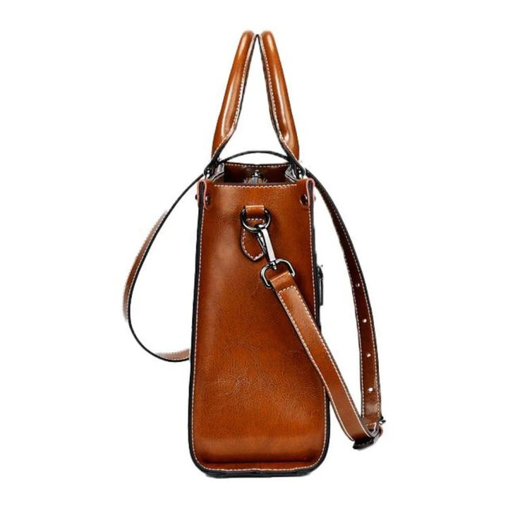 Kari™ – Strukturert Sydd Tote Bag