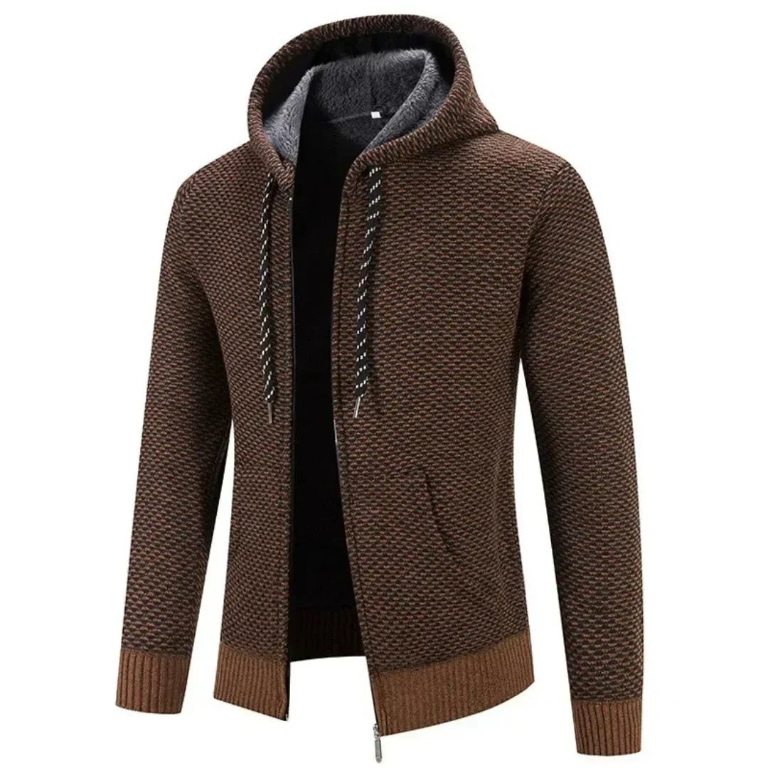 Soren™ – Sherpa-fôrert hettegenser med glidelås