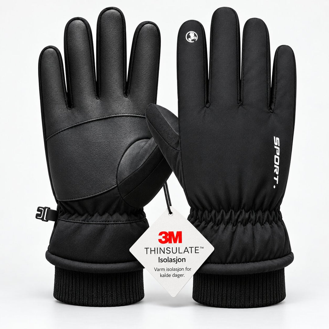 ThermoGrip™ – Berøringsskjerm Vinterhansker med Varme (1+1 GRATIS)