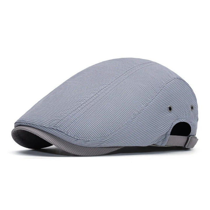 Rikke™ – Justerbar Stripete Flat Cap