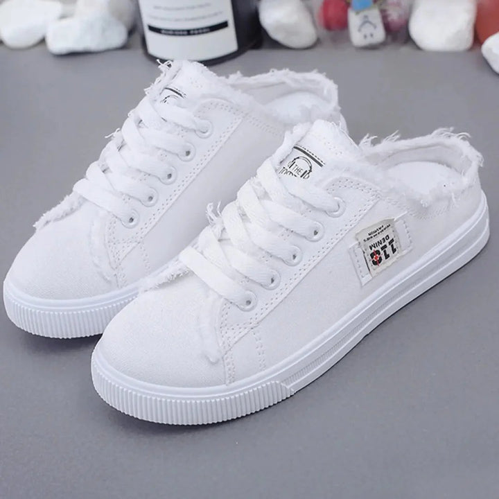 Karin™ – Slitt Snortopp Slip-On Mule Sneakers