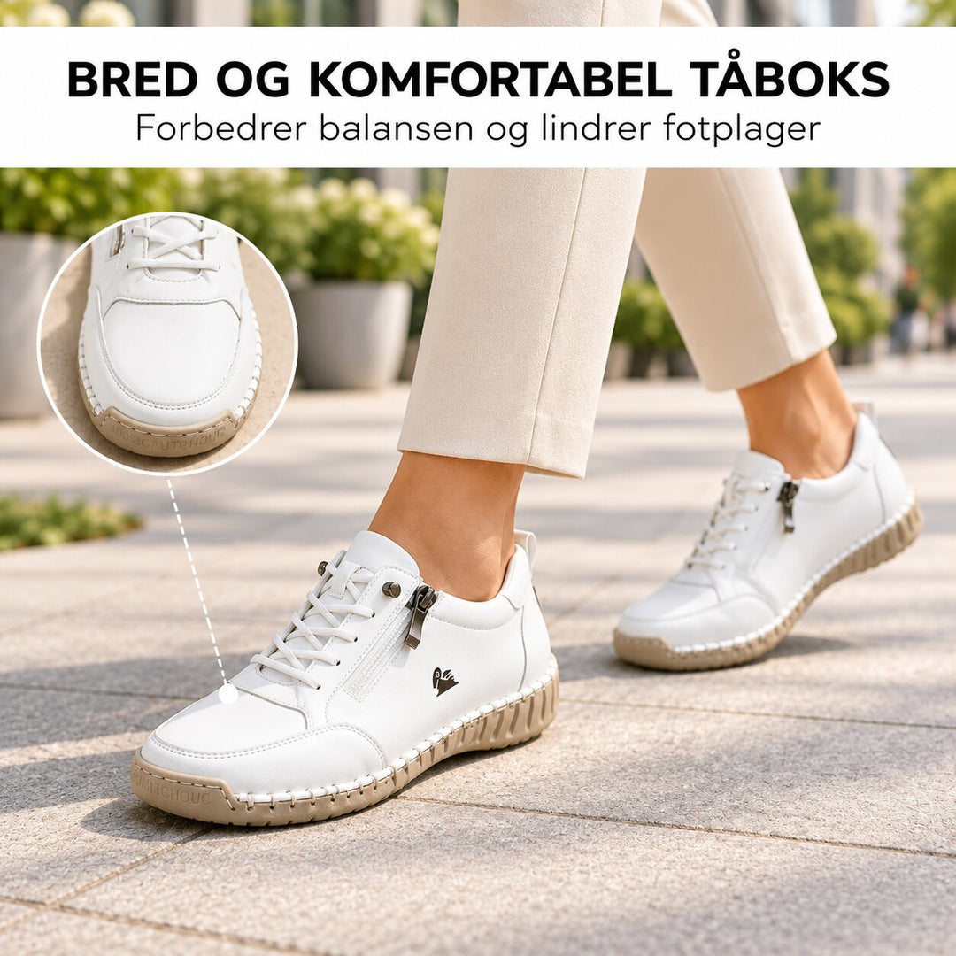 OrthoFit™ – Ergonomiske Polstrede Sneakers med Sideglidelås