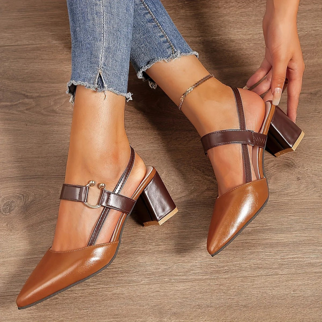Anette™ – Heldekkende Roma Collection Hæl Sandaler