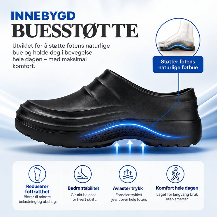 CloudSteps™ – Sko med buestøtte og polstret slip-on design