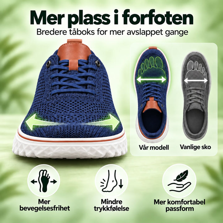 OrthoSupport™ – Ortopedisk Pustende Komfort Sneakers
