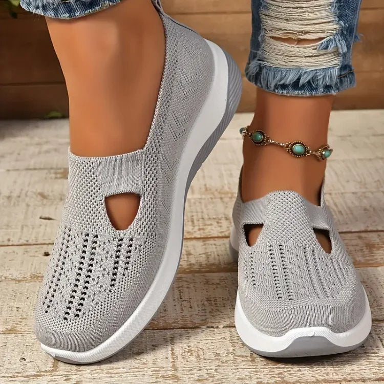 Vella™ – Ortopediske Pustende Slip-On Sneakers