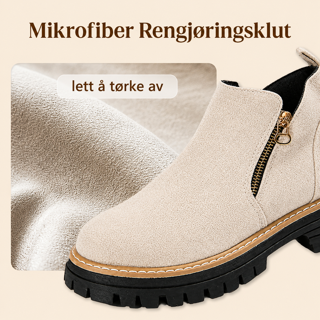 Mirella™ – Sidelukket Chunky Ankelstøvler