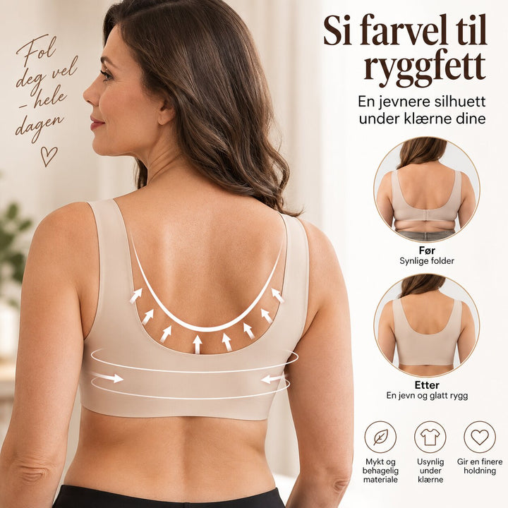 BraLift™ – Frontlukket blondetrådløs støtte-BH