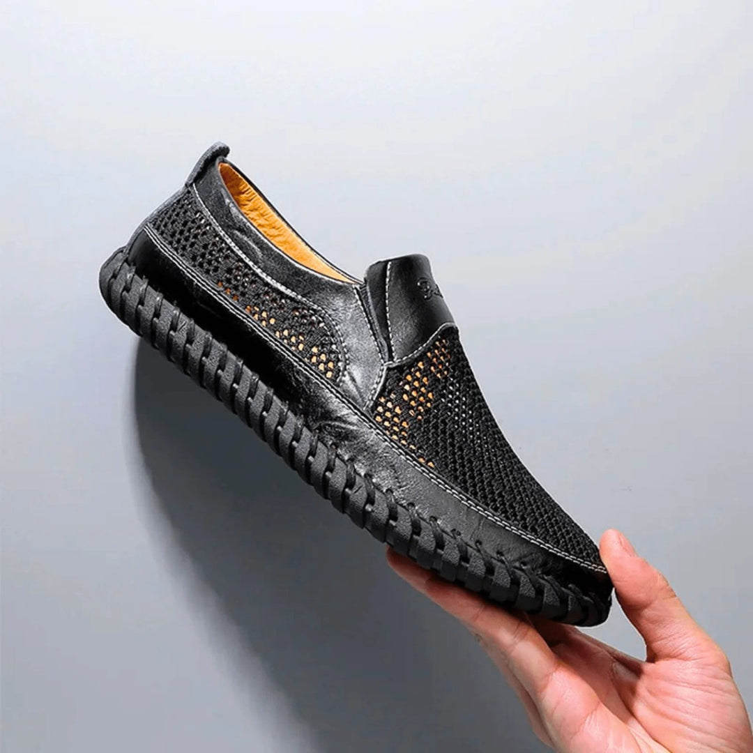 Frode™ – | Pustende Håndsydd Slip-On Loafers