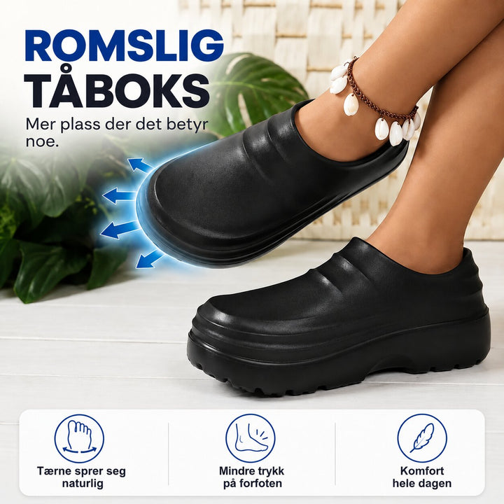 CloudSteps™ – Sko med buestøtte og polstret slip-on design