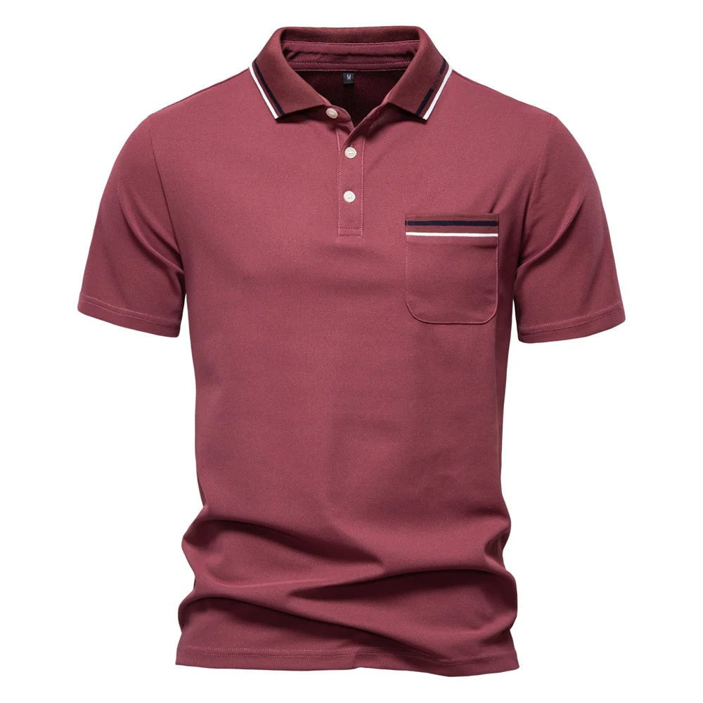 Xavier™ – Smart Casual Strikket Topp for Menn
