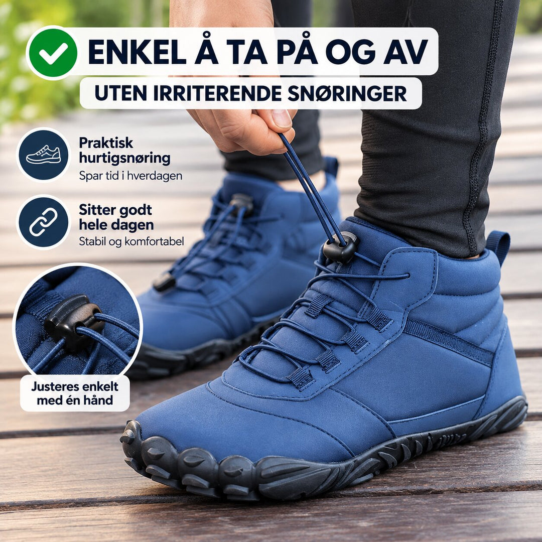 Atlas™ – Barfotstøvler med Hælstøtte