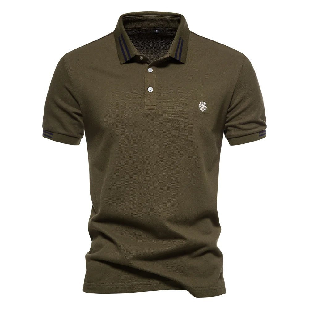 Ruben™ – Brodert Crest Krage Polo Shirt