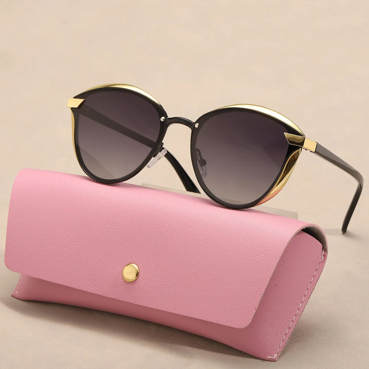 Runa™ – Polaroid Cat-Eye Solbriller med Etui
