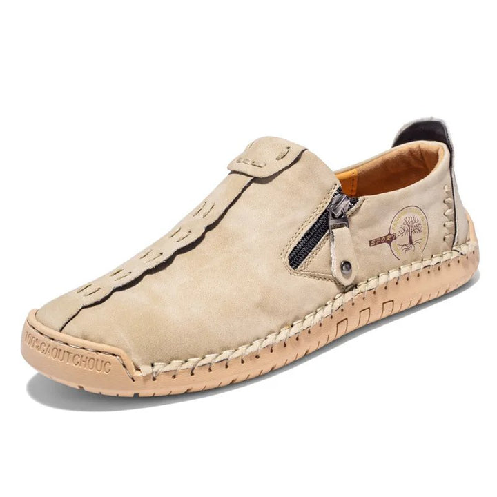 Tor™ – Håndsydd Slip-On Loafers med Sidelukking