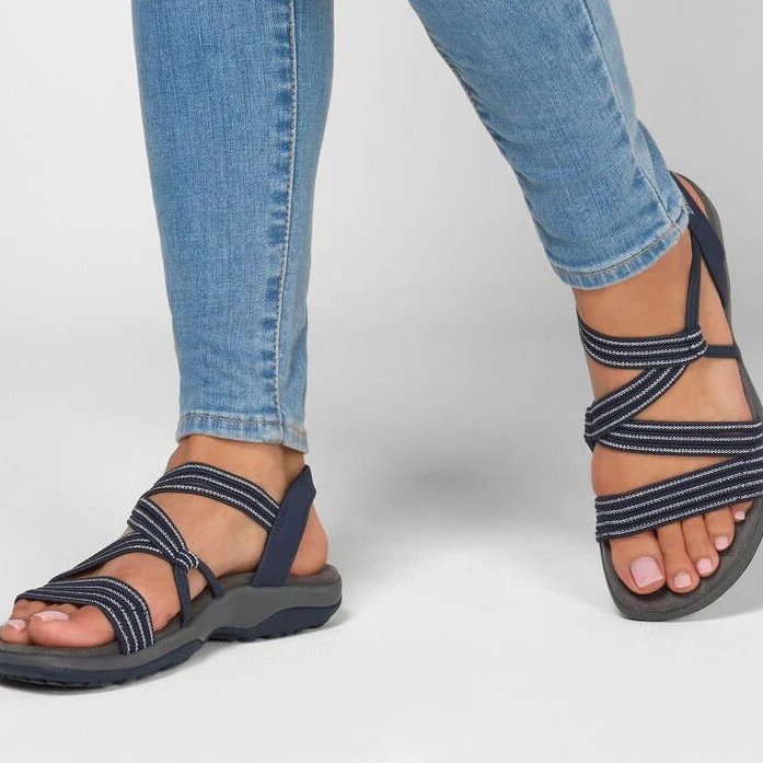 Sanna™ – Ortopediske elegante sandaler med remmer og komfortstøtte