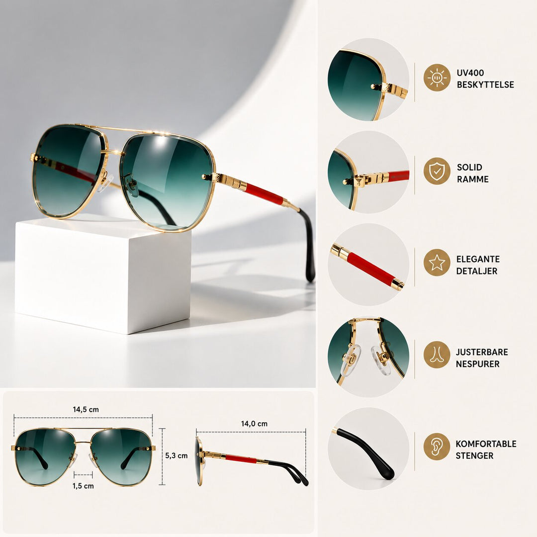Rogue™ – Gradient Linse Aviator Solbriller