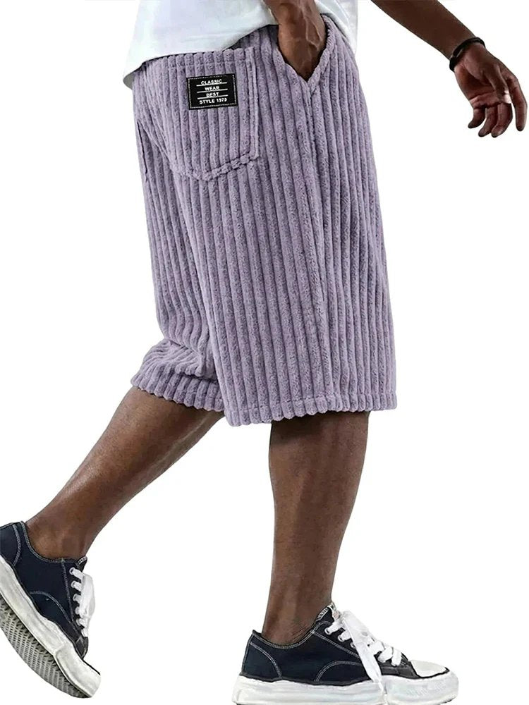 Erik™ – Behagelige Ribbestrikkede Fritidsshorts