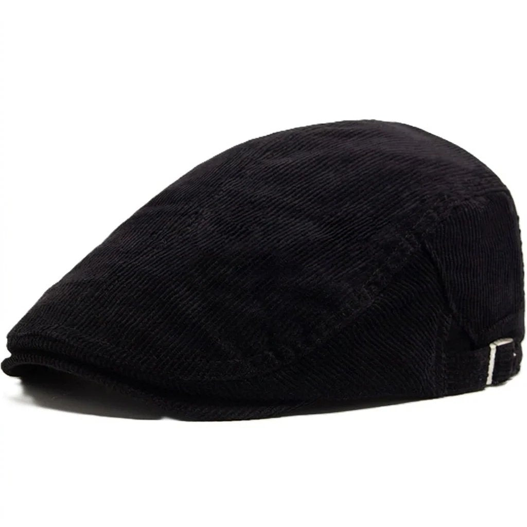 Fredrik™ – Ribbete Justerbar Vintage Flat Cap