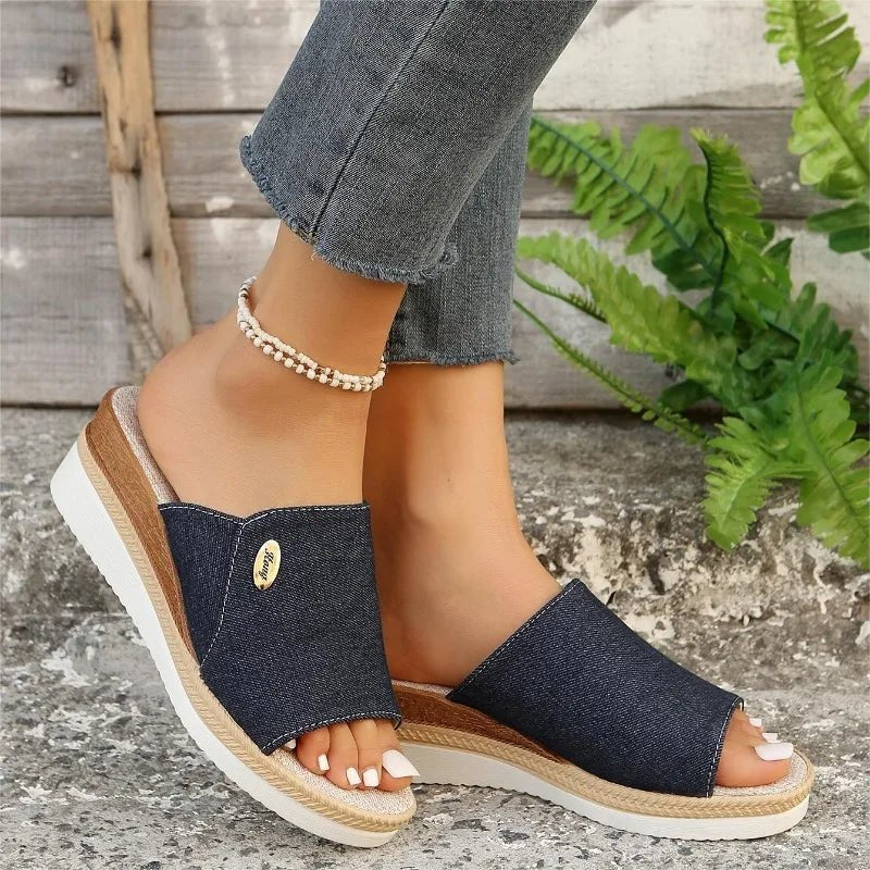 Constance™ – Ergonomiske Plattforms Espadrillosandaler