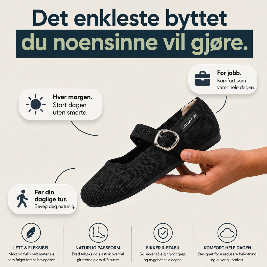 OrthoWide™ – Spenne Stropp Komfort Flatt (1+1 GRATIS)