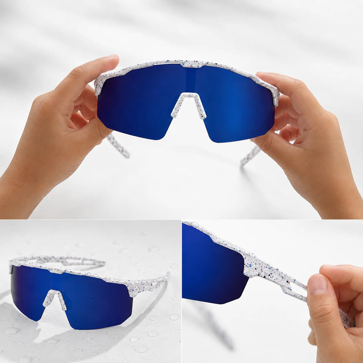 SunBuddy™ – Speilende Sport Shield Barnesolbriller