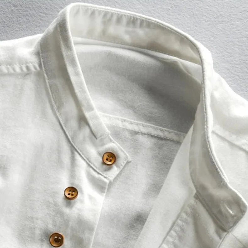 Benjamin™ – Distinktiv Ståkrage Knappeopp Shirt
