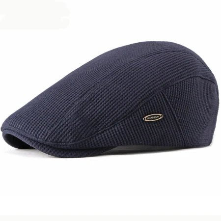 Knut™ – Ribbete Strikket Justerbar Spenne Flat Caps