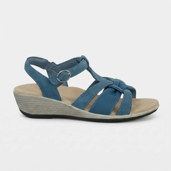 Hege™ – Pustende ortopediske polstrede kile-sandaler