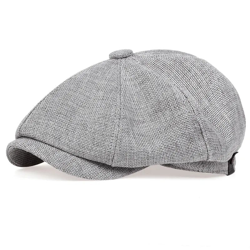 Leif™ – Åtte panelers pustende newsboy caps