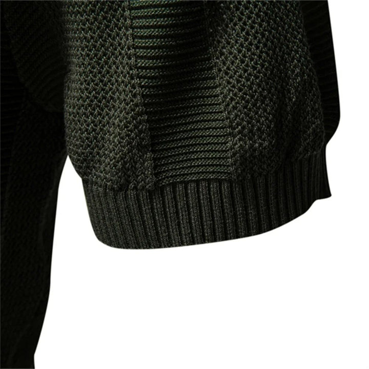 Trond™ – | Ribbstrikket Polo-skjorte med Åpen Krage