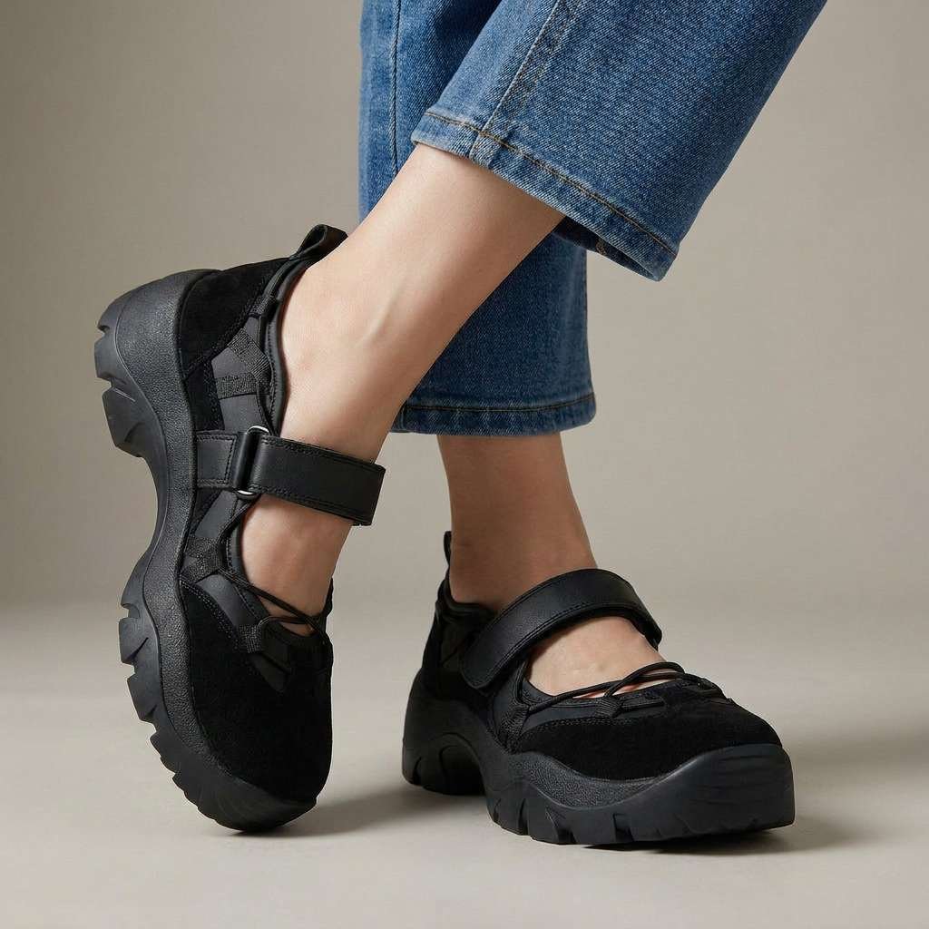 SoftSteps™ – Justerbare stropp chunky sport sandaler