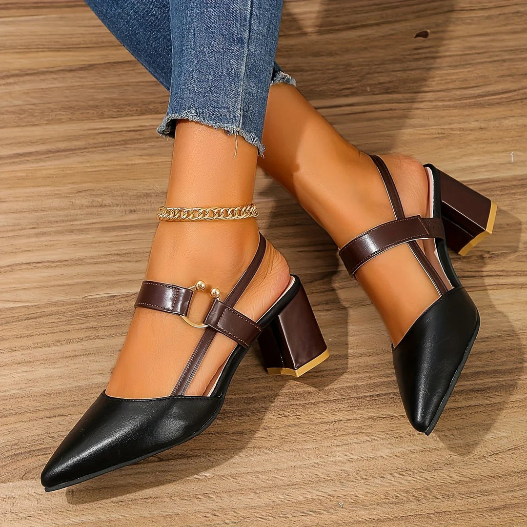 Anette™ – Heldekkende Roma Collection Hæl Sandaler