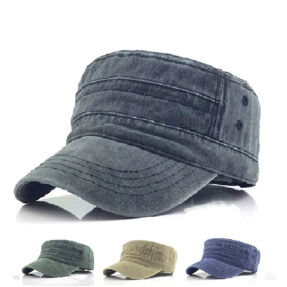Malin™ – Strukturert militærstil justerbar caps