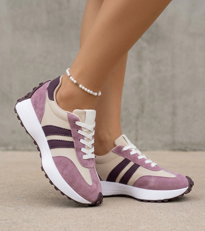 Janne™ – Polstret Snørebånd Retro Sneakers