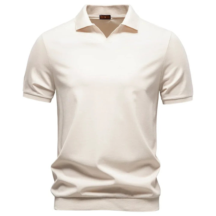 Roman™ – | Pustende V-hals Polo-Skjorte