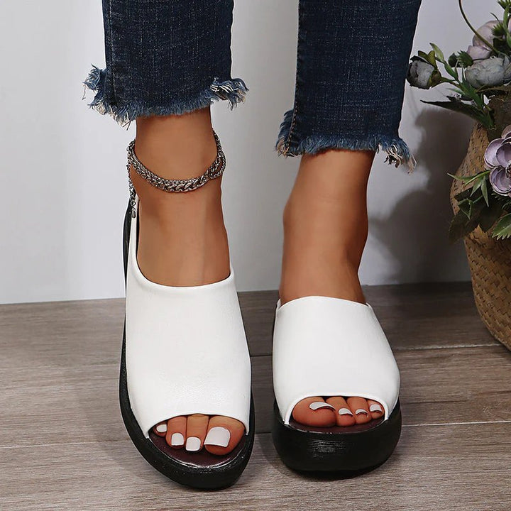 Gry™ – Ortopediske plattform sandaler med slip-on design