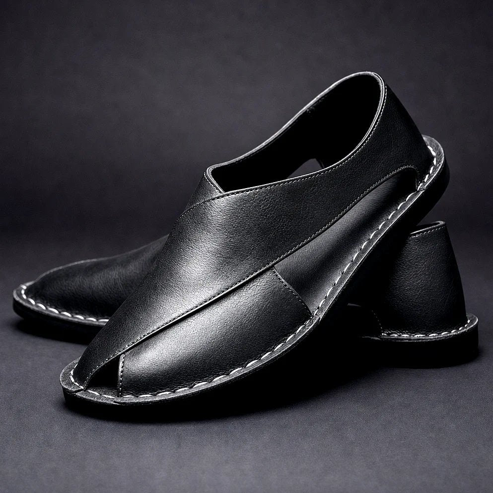 Adriano™ – Håndlagde Slip-On Peshawari Sandaler