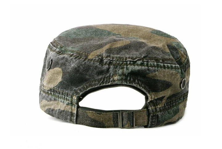 Frøydis™ – Kamuflasje Militærstil Flat Top Caps
