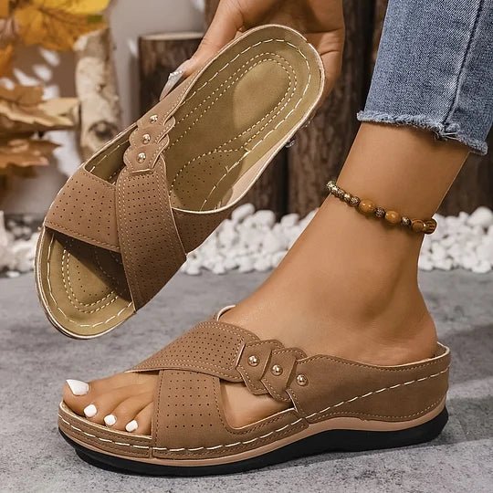 Sofie™ – Ortopediske Sandaler med Bue Støtte og Komfort