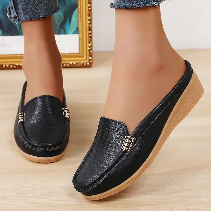 Mariann™ – Åpen Rygg Premium Ortopediske Slip-On Loafers