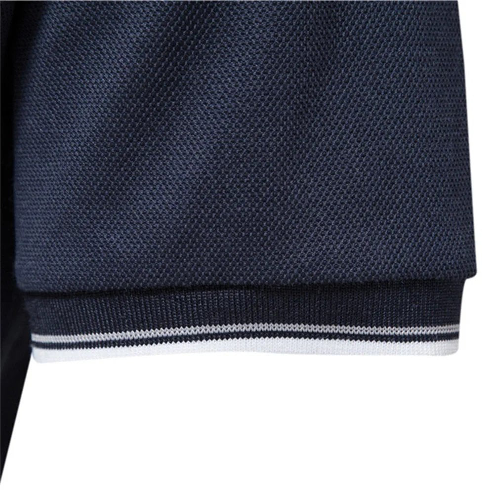 Tobias™ – | V-Hals Kortermet Polo Skjorte