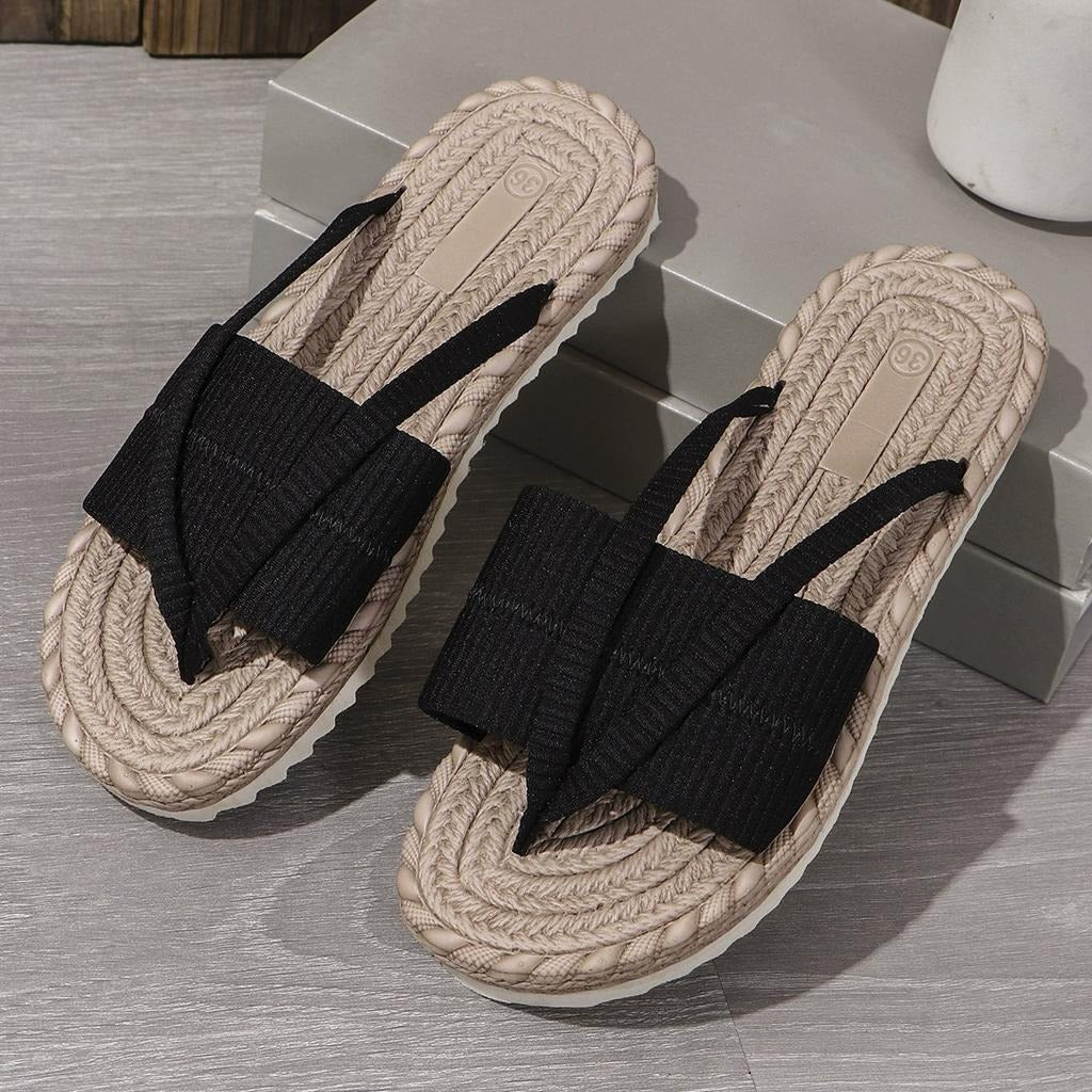 Carina™ – Krossrem Espadrille Plattform Sandaler