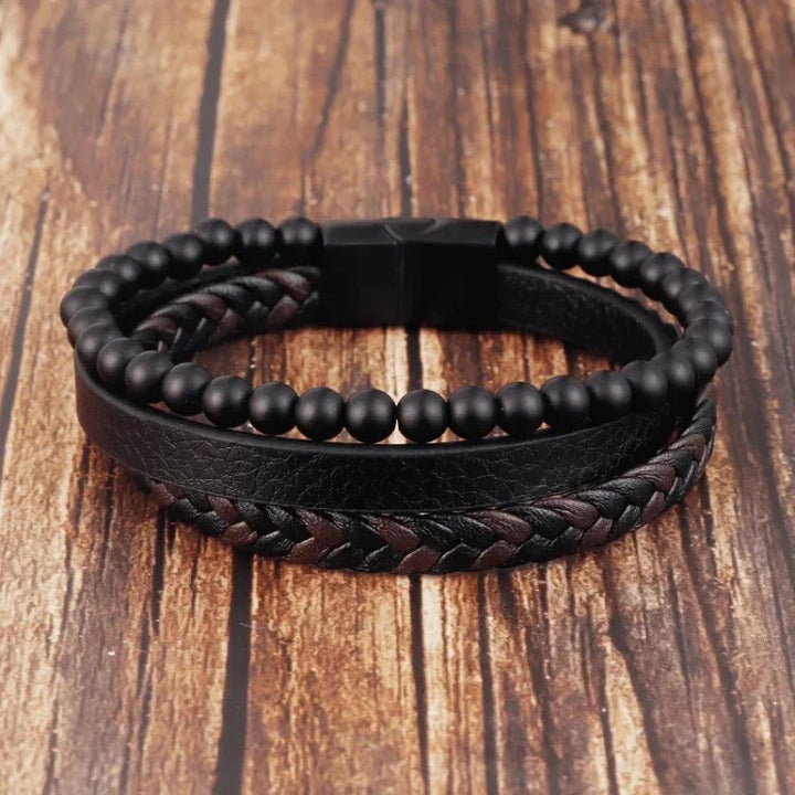 Nina™ – Sett med armbånd med flere strenger og perler