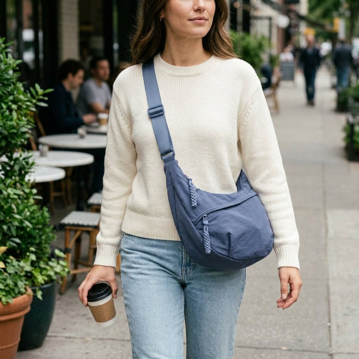 Sara™ – Justerbar Crossbody Sling Bag med Tyverisikkerhet