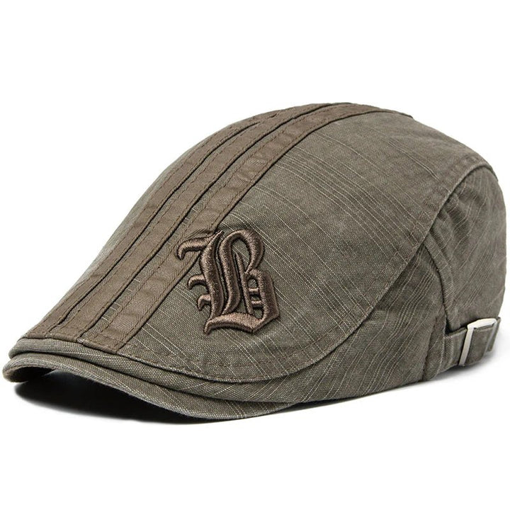 Vegard™ – Justerbar Brodert Flat Cap
